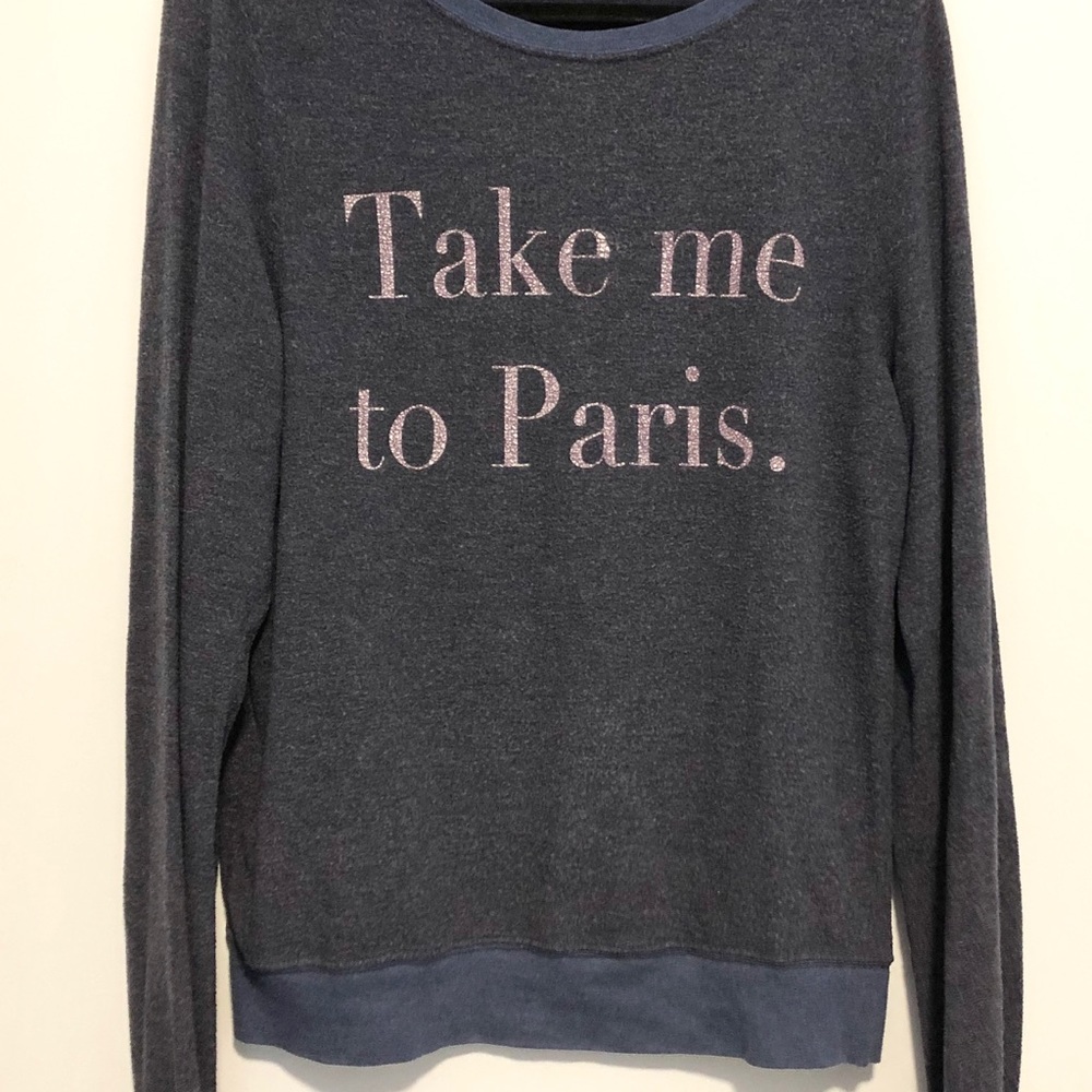 Wildfox fleece sweatshirt size medium